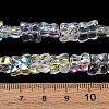 Transparent Glass Beads Strands GL-CBAAE04-02K-2