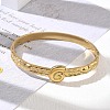 304 Stainless Steel Hinged Cuff Bangles SA-CBAB92B-15G-4