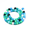 Handmade Polymer Clay Beads Strands CLAY-S092-76B-2