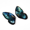 Epoxy Resin Butterfly Wings Cabochons CRES-N035-02F-2