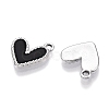 Rack Plating Alloy Enamel Charms ENAM-N056-343P-A-2