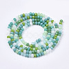 Opaque Glass Beads Strands GLAA-T006-07-A02-2