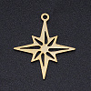 201 Stainless Steel Laser Cut Pendants STAS-S105-T898-2-1