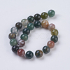 Natural Indian Agate Beads Strands X-G-G515-8mm-05-2