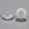 Natural Quartz Crystal European Beads X-G-G740-12x6mm-30-3