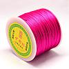 Nylon Satin Rattail Cords NWIR-R025-1.0mm-129-2