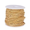 304 Stainless Steel Cuban Link Chains CHS-E018-13G-2