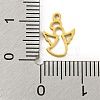 Laser Cut 304 Stainless Steel Charms STAS-G323-04G-3