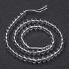 Synthetic Quartz Crystal Beads Strands X-GSR6mmA039-1-4