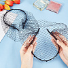 2Pcs 2 Styles Bridal Pearl Mesh Veil Cloth Hair Bands MRMJ-FG0001-16B-3
