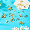 18Pcs 9 Styles Brass Pendants KK-TA0001-87-6