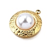 Plastic Pearl Pendants LS-STAS-Q360-03C-G-2