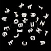 6Pcs 925 Sterling Silver Hollow Initial Beads STER-TA0001-53C-4