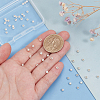 50Pcs Round 925 Sterling Silver Textured Beads STER-PH0001-66-3