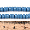 Opaque Solid Color Glass Beads Strands GLAA-ZX008-4mm-18V-4
