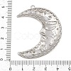 304 Stainless Steel Pendants STAS-P429-01B-A-02-3