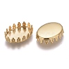 201 Stainless Steel Cabochon Settings STAS-P249-10B-G-2