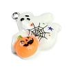 Halloween Theme Resin Pendants RESI-M046-01K-02-2
