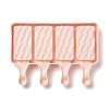 Food Grade DIY Rectangle Ice-cream Silicone Molds DIY-D062-04C-4