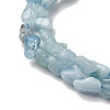 Natural Aquamarine Beads Strands G-I389-A17-4