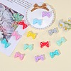 16Pcs 8 Colors Bowknot Silicone Focal Beads SIL-SZ0001-37-2