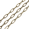 Brass Paperclip Chains X-CHC-S008-001C-AB-1