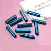 Electroplate Glass Beads GLAA-D024-01L-1