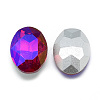 Pointed Back Glass Rhinestone Cabochons RGLA-T018-13x18mm-03-2