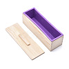 Rectangular Pine Wood Soap Molds Sets DIY-F057-03B-3