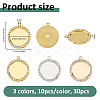 Alloy Pendant Cabochon Settings FIND-FH0017-17B-2