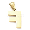 Ion Plating(IP) 316L Surgical Stainless Steel Pendants STAS-Q247-01G-06-2