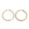 Ring 304 Stainless Steel Hoop Earrings for Women Men EJEW-B049-01E-G-1
