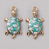 Alloy Enamel Pendants FIND-CJC0027-01G-08-1