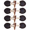 5 Pairs Resin Buttons BUTT-TA0001-48B-1
