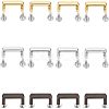 12 Sets 3 Colors Zinc Alloy Bag Suspension Clasps FIND-WR0005-56-1