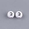 Opaque Acrylic Beads X-MACR-S273-23-2