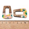 Resin and Walnut Pendants FIND-R051-02H-3