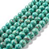 Synthetic Imperial Jasper Beads Strands G-E568-01C-02-1
