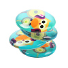 Cartoon Owl Printed Glass Half Round/Dome Cabochons GGLA-N004-18mm-B-4