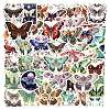 50Pcs Moth PVC Self Adhesive Cartoon Stickers STIC-B001-19-1