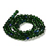 Transparent Electroplate Glass Beads Strands EGLA-A039-T3mm-L25-2