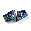 Embossed Glass Rhinestone Pendants GLAA-J101-01B-001BB-6