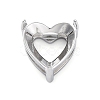 304 Stainless Steel Rhinestone Claw Settings STAS-U042-05B-P-1