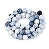 Dyed Natural Agate Beads Strands X-G-Q606-45A-01-3