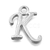 Alloy Letter Pendants LS-PALLOY-J718-01C-K-1