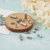 16Sets 4 Style 304 Stainless Steel Screw Clasps STAS-FW0001-08P-5