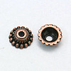 Tibetan Style Alloy Caps RLF1235Y-NF-1