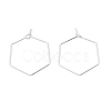 Brass Earring Hooks KK-WH20013-04S-A-4
