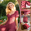 Polka Dot Pattern Cotton Fabric DIY-GA0010-22A-5
