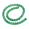 Natural Green Onyx Agate Beads Strands G-P001-16-4
